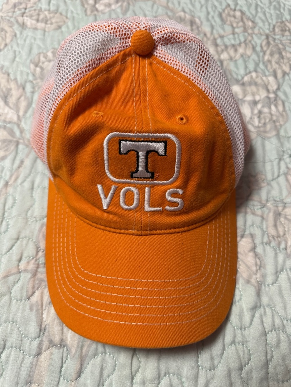 Top of the World Orange and White VOLS Mesh Trucker Hat